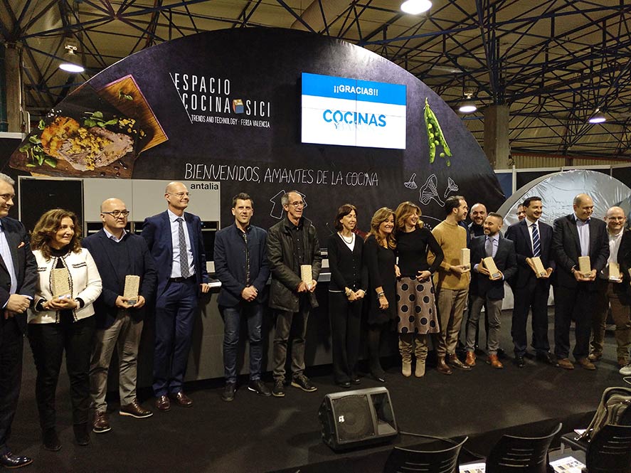 Entrega de premios cocinas y baños. Feria espacio cocina 2019 Valencia.