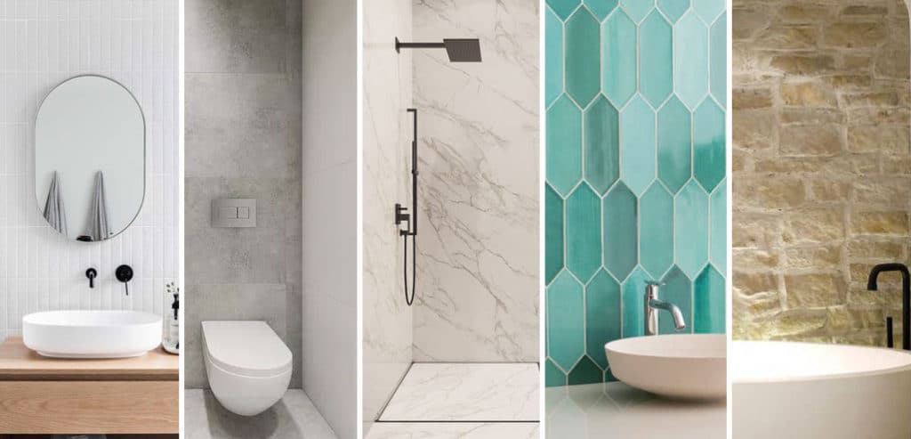 Tipos de azulejos para baños y cómo elegirlos - Sincro