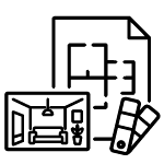 Icono proyecto técnico de reformas e interiorismo de Sincro (Barcelona)